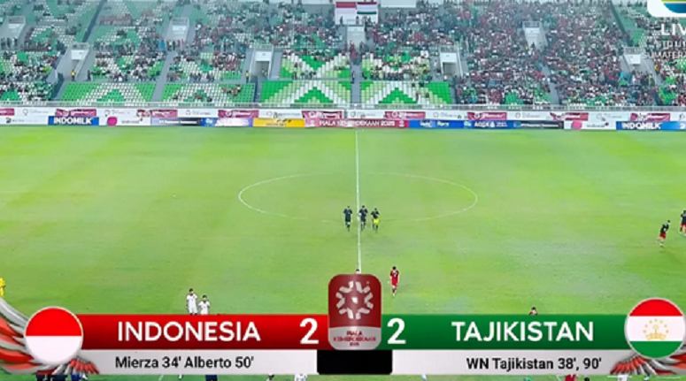 Hasil timnas Indonesia U-17 vs Tajikistan pada Piala kemerdekaan 2025