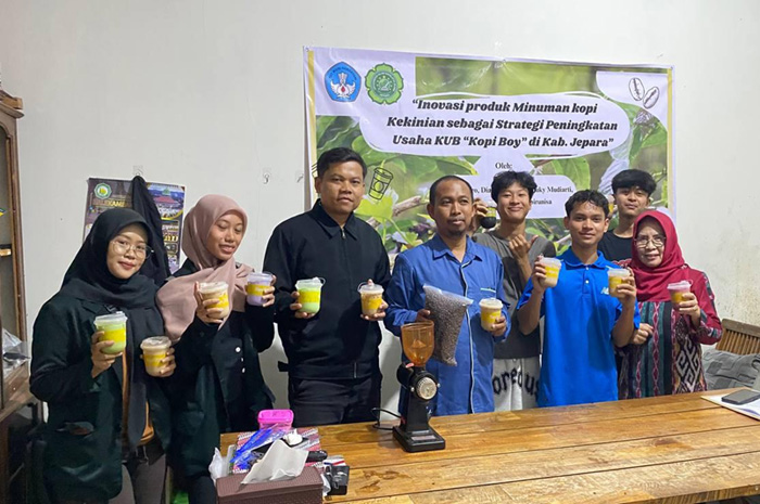 Hasil Produk inovasi Kopi kekinian&nbsp;Tim pengabdian masyarakat UNISNU Jepara