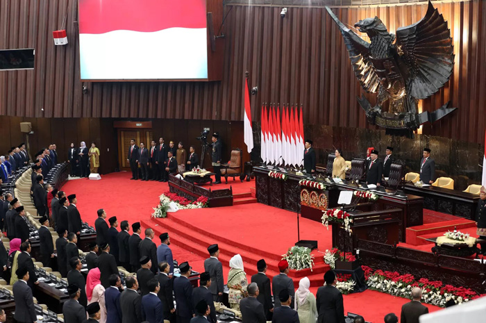 ILUSTRASI: Sidang Tahunan MPR dan Sidang Bersama DPR-DPD Gedung Nusantara, kompleks Parlemen, Senayan, Jakarta.