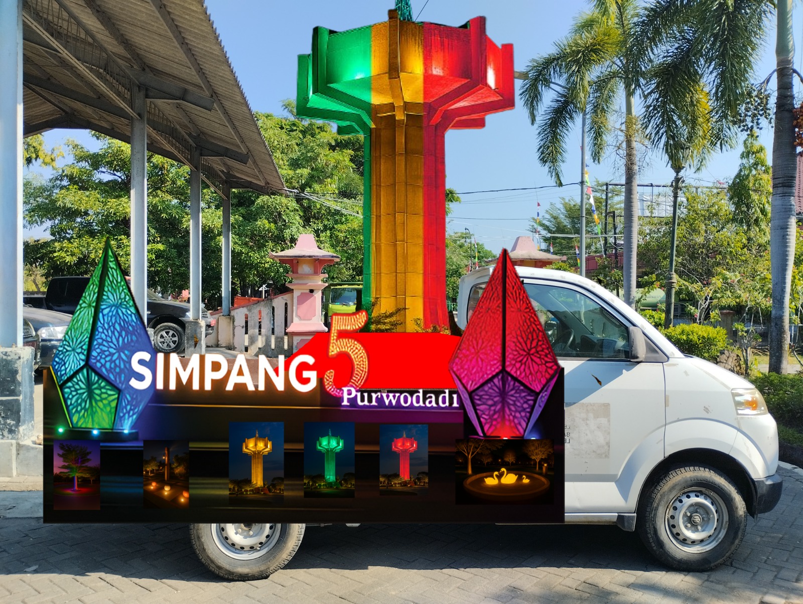UNIK: Salah satu landmark Kota Purwodadi akan ditampilkan dalam Karnaval Grobogan kategori umum.