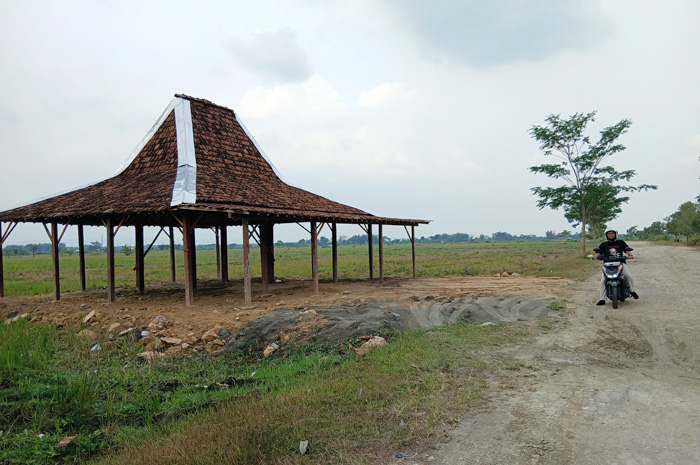 BERSIAP: Cikal bakal lokasi pembangunan kantor Imigrasi Blora yang berada di sebelah Utara Kantor Kecamatan Blora .