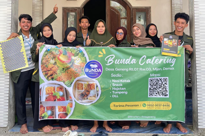 KKN Unisnu Jepara&nbsp;bersama Mitra UMKM Bunda Catering&nbsp;di Desa Geneng, Kecamatan Mijen, Kabupaten Demak.
