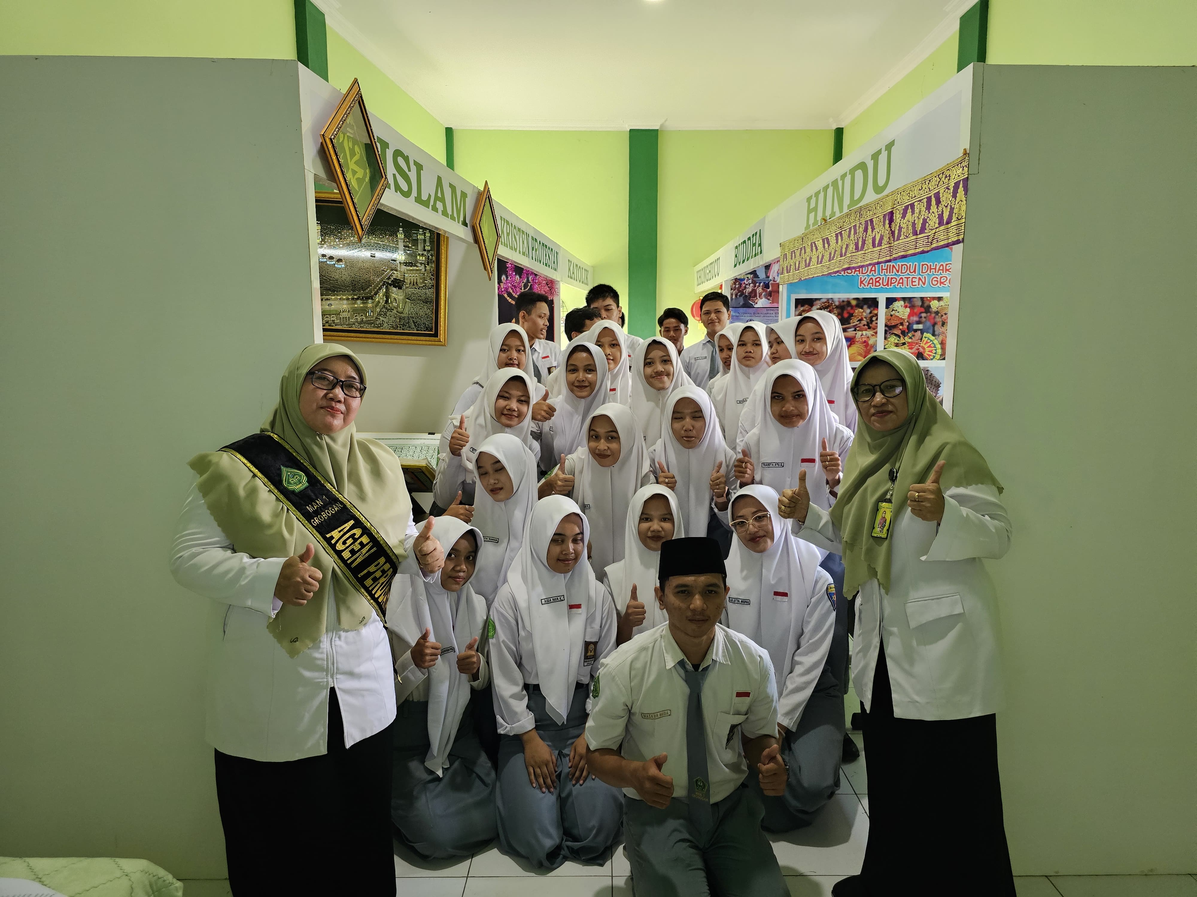 Madrasah Aliyah Negeri (MAN) 1 Grobogan mencatat sejarah baru dengan menghadirkan Laboratorium Moderasi Beragama.