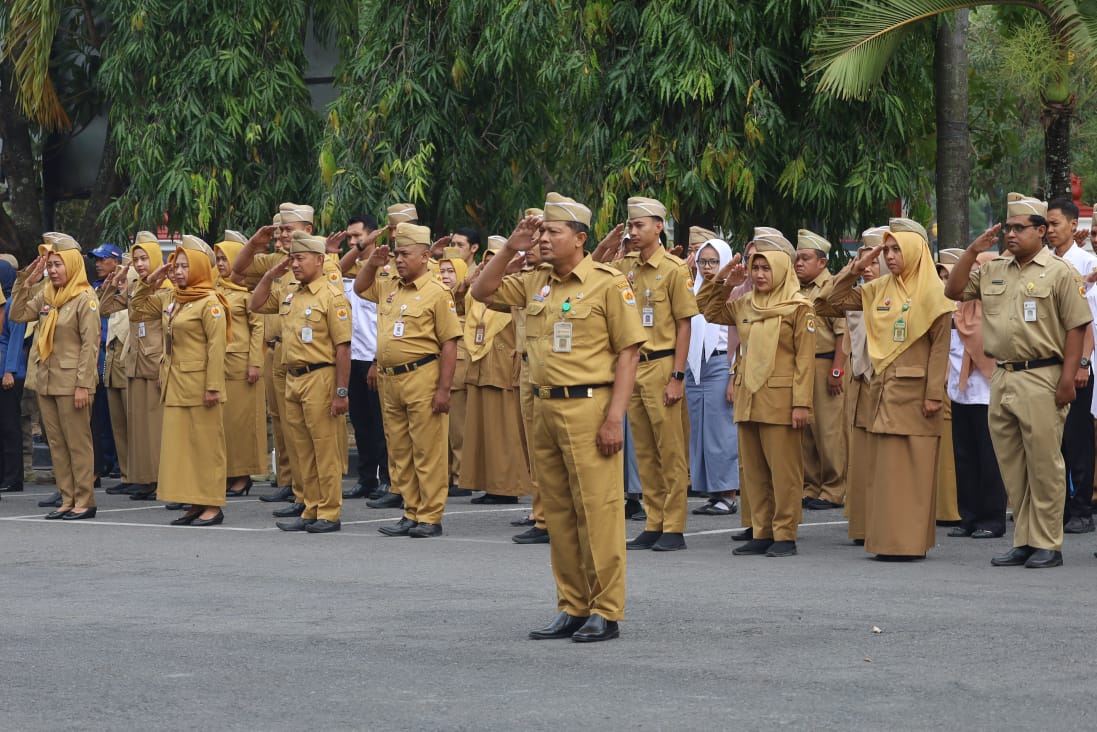 APEL: Sejumlah ASN di lingkungan Pemkab Grobogan.