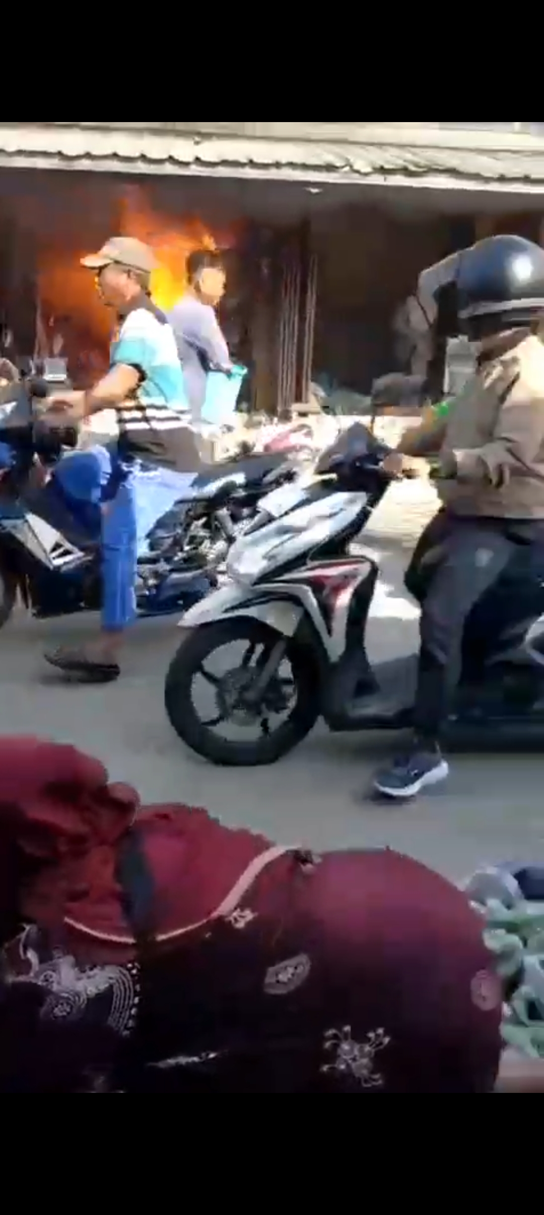 Kebakaran di Pasar Grobogan