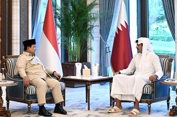 Presiden RI Prabowo Subianto memberikan dukungan dan solidaritas Indonesia untuk Doha setelah terjadinya serangan Israel.