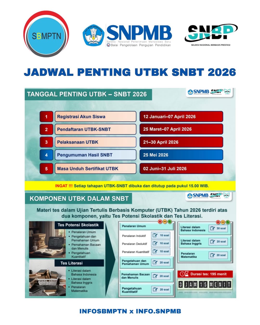 JADWAL SNPMB 2026
