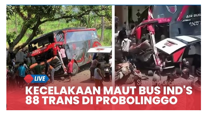 Kecelakaan Bus 88 Trans