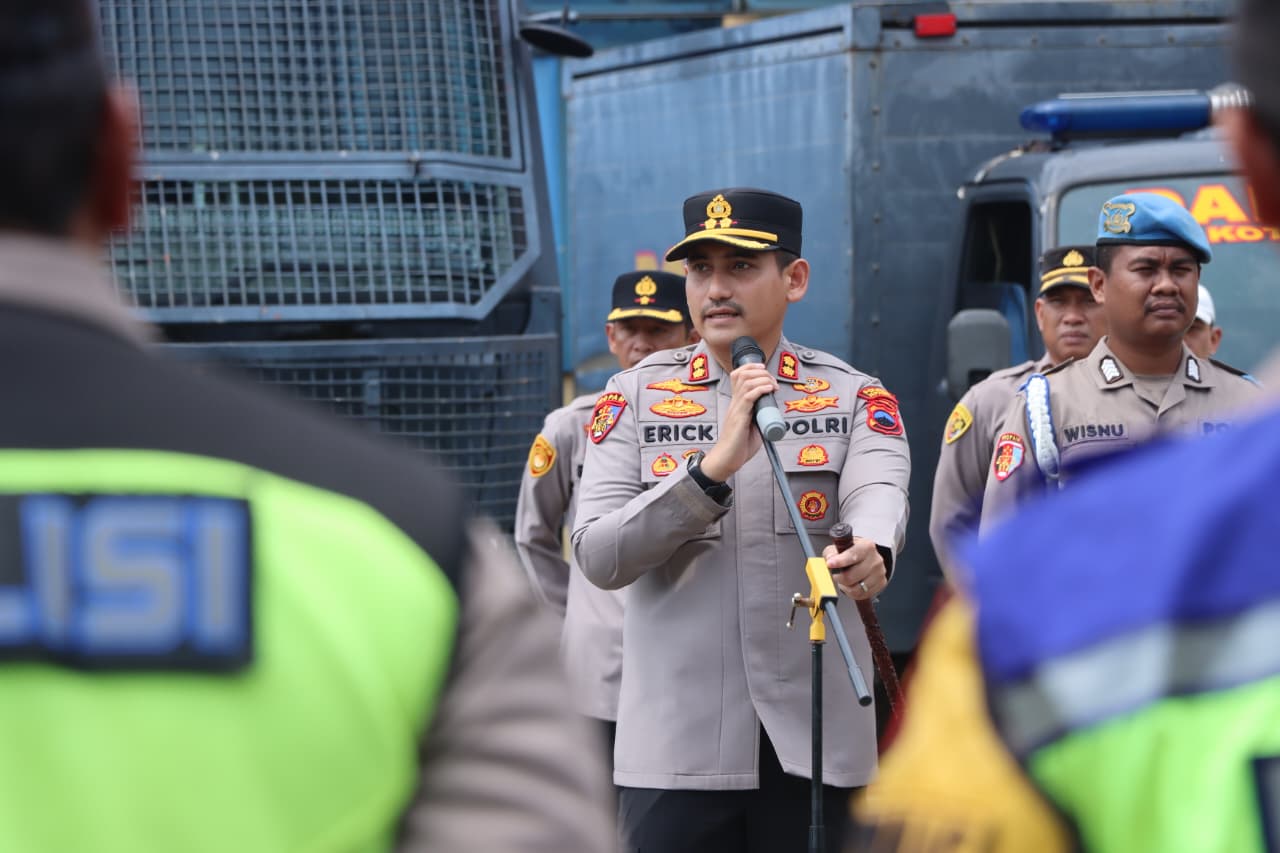 Polres Jepara Terjunkan Ratusan Personel Gabungan, Amankan Laga Persijap Jepara Vs Persita Tangerang