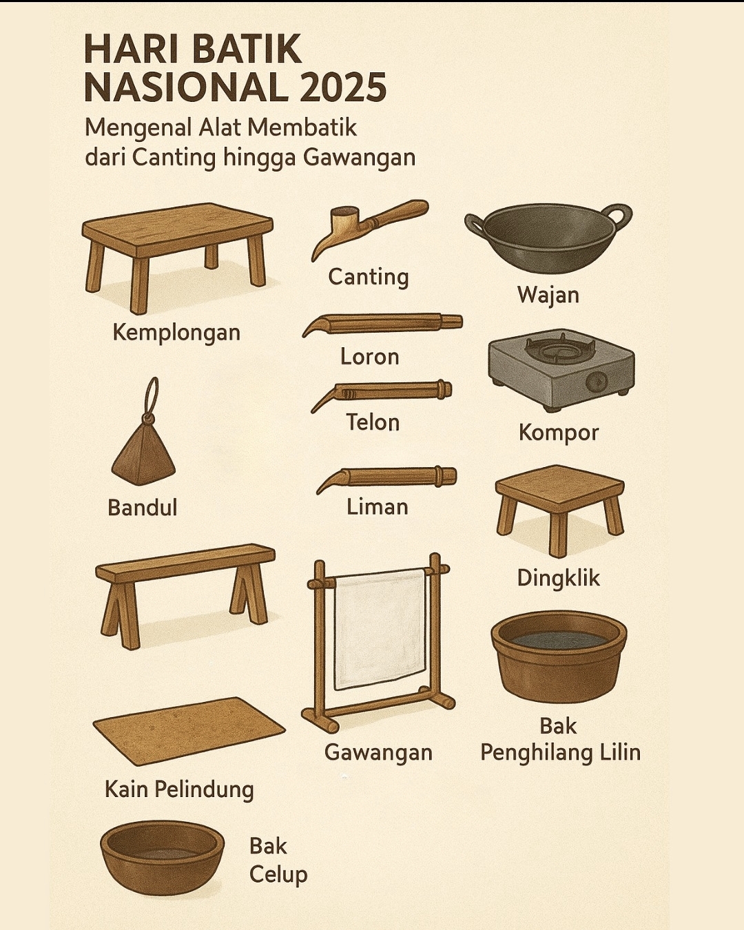 alat pembuat batik tulis