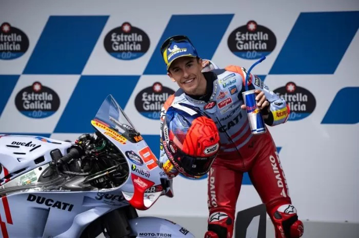 Pembalap Gresini Racing, Marc Marquez,