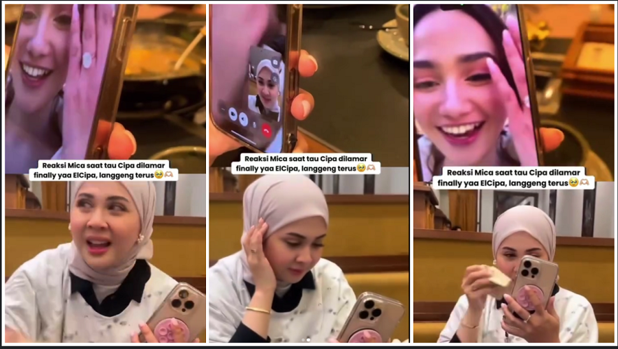 Syifa Hadju Pamer Cincin Lamaran El Rumi, Kesha Ratuliu Menangis Haru di Video Call