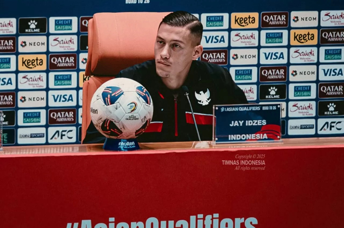 Kapten Timnas Indonesia, Jay Idzes memberikan pesan penting dalam konferensi pers jelang pertandingan menghadapi Arab Saudi di putaran keempat Kualifikasi Piala Dunia 2026 zona Asia.