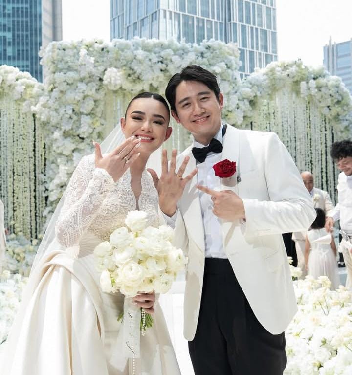 Potret Amanda Manopo dan Kenny Austin resmi menikah