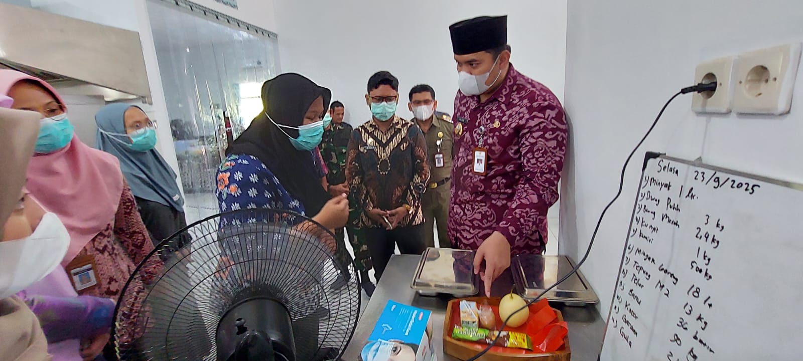 CEK: Wakil Bupati Jepara Gus Hajar meninjau SPPG.
