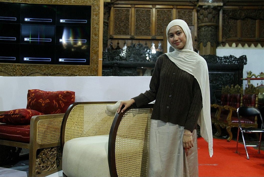 SUMRINGAH: Salma Salsabila tunjukkan karyanya