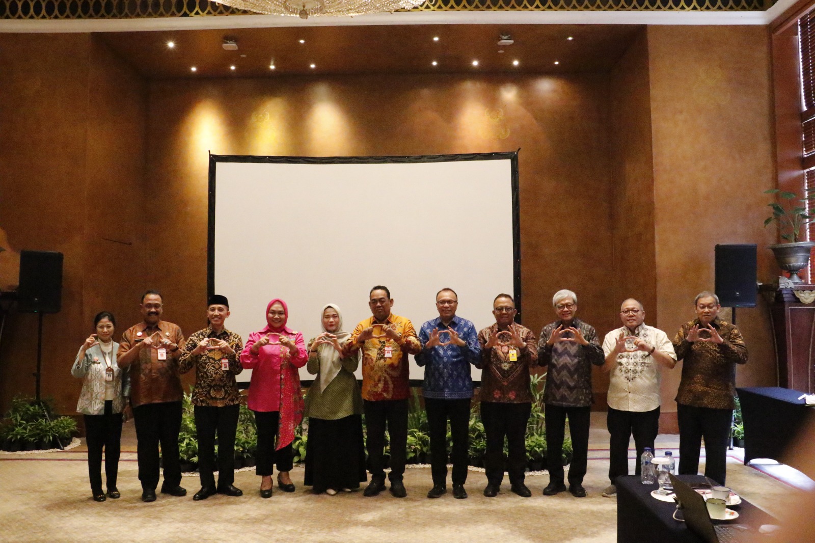 RAPAT LINSEK: Direktorat Jenderal Tata Ruang Kementeruan ATR/BPN dan Pemkab Grobogan saat membahas tiga kawasan strategis.