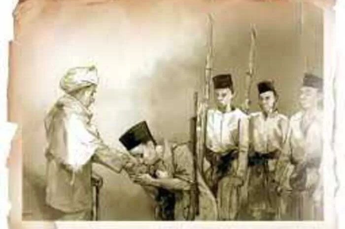 &nbsp;İlustrasi Hari Santri Nasional