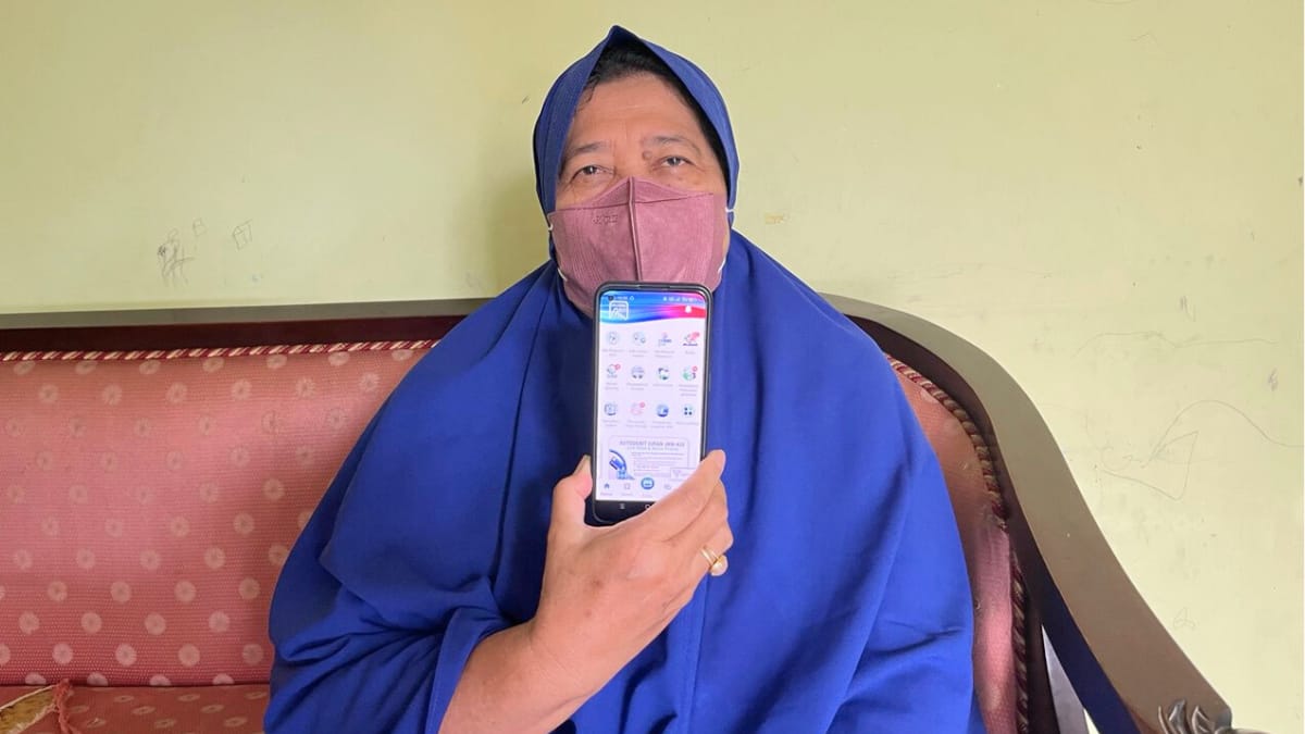 Malikhah, peserta Program Jaminan Kesehatan Nasional (JKN)