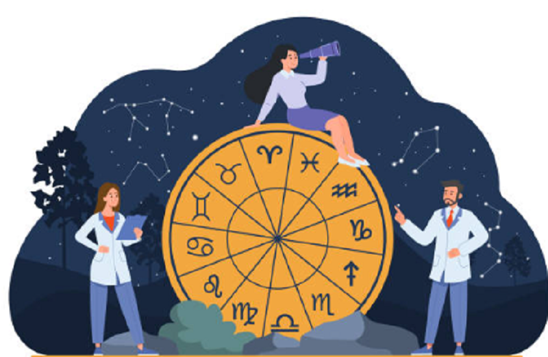 Ilustrasi ramalan zodiak