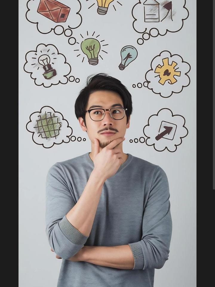 Ilustrasi pola pikir yang tepat dan jernih