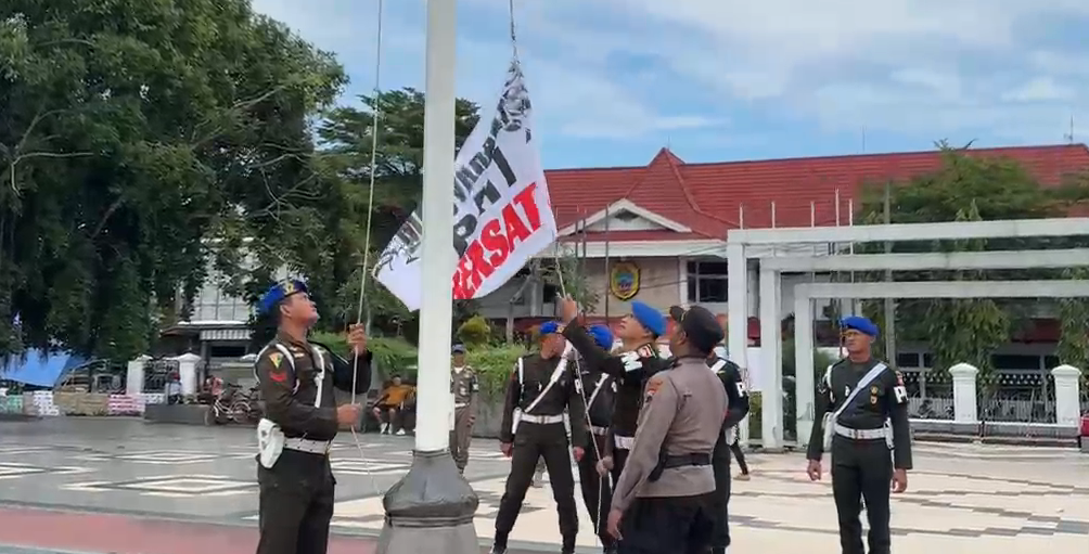 Bendera AMPB Berkibar di Tiang Alun-Alun Pati, TNI-Polri Tegas Bertindak