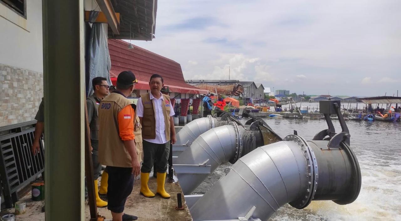 Rumah Pompa Tenggang sekitar Kaligawe untuk antisipasi banjir di Semarang