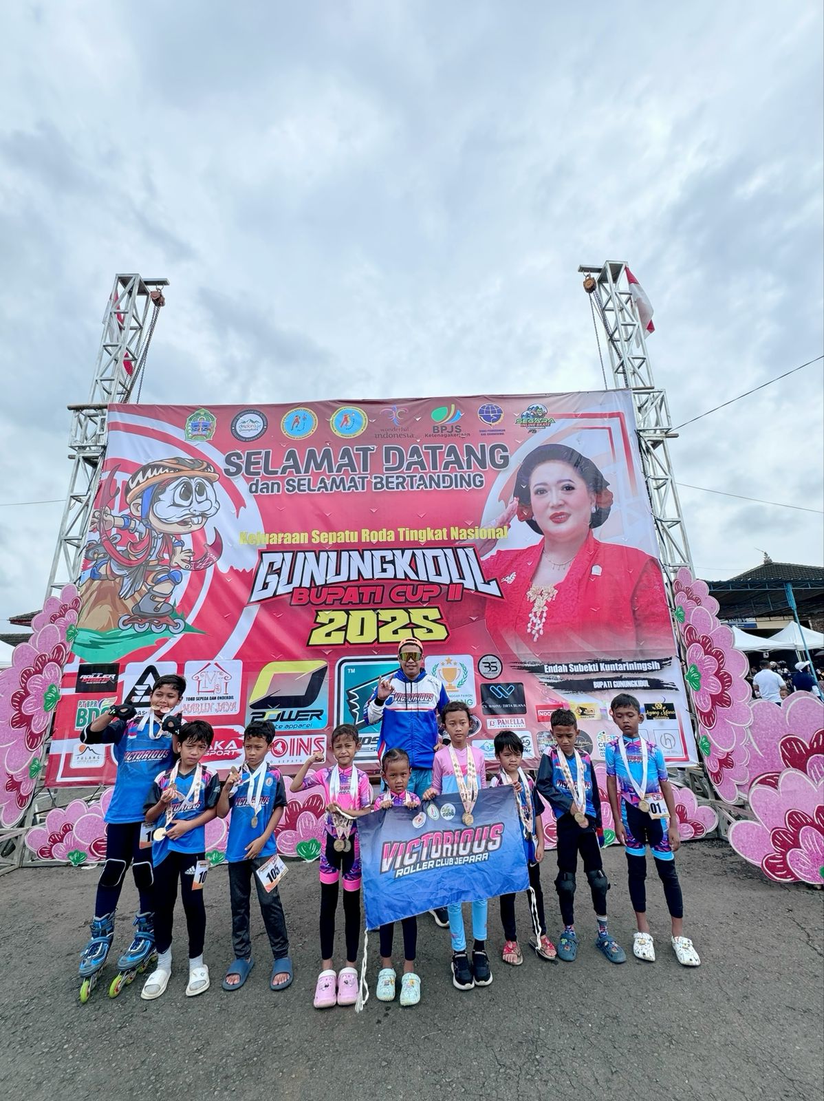 Atlet-atlet muda dari Victorius Club Jepara