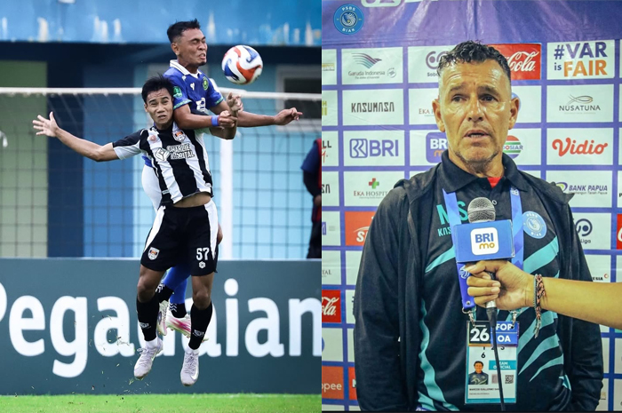 KIRI-KANAN: Pemain sayap Persiku Ferry Cahyo berduel udara dengan pemain Kendal Tornado FC di Stadion Wergu Wetan. Eks Pelatih PSBS Biak Marcos Guillermo Samso dirumorkan akan menjadi dirtek Persiku.