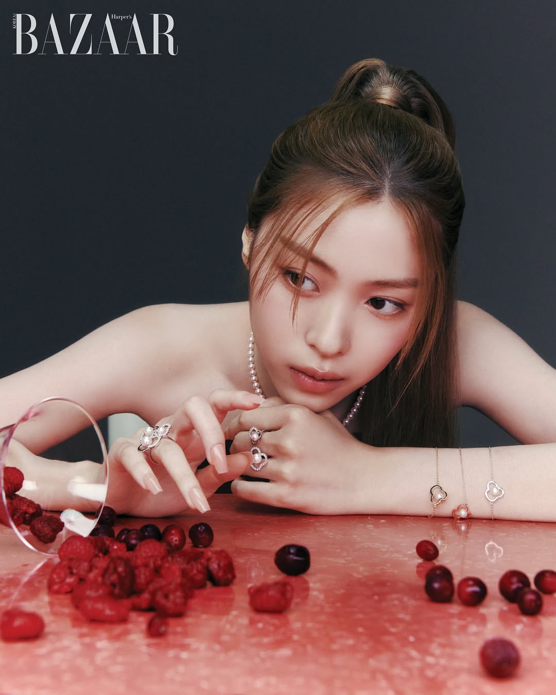 Potret photoshoot Shin Ryujin Itzy