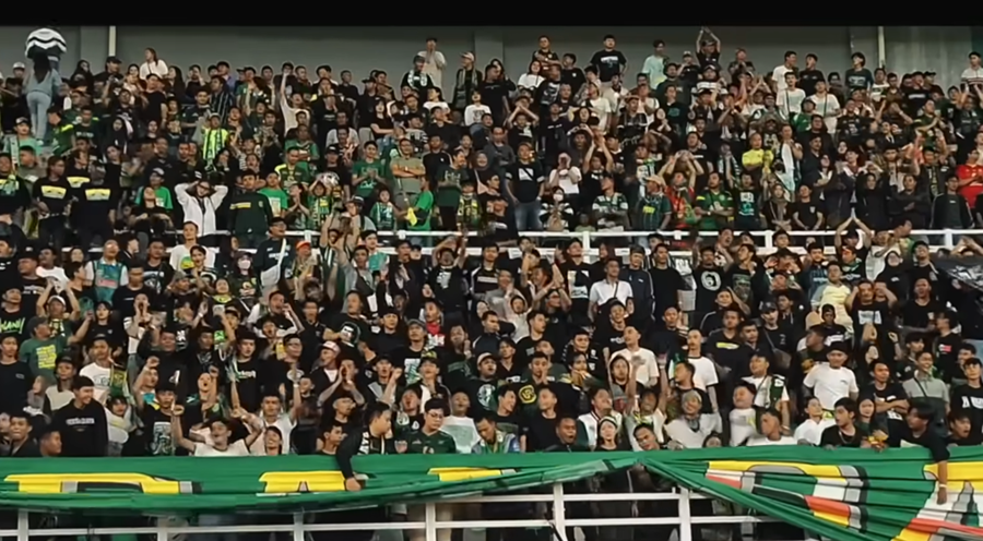 Ilustrasi foto Bonek Persebaya