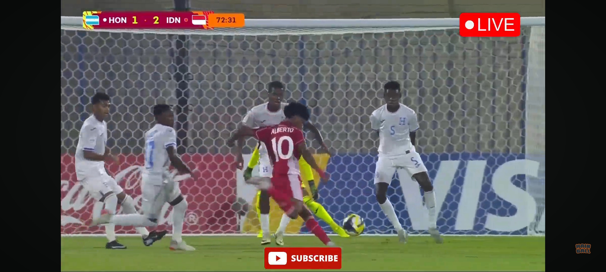 Alberto cetak Gol spektakuler saat Indonesia U17 melawan Honduras
