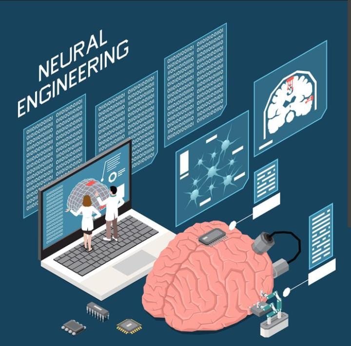 Ilustrasi otak menyerap informasi di era digital sekarang