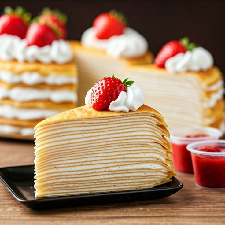Masih bingung buat kue apa hari ini ? Mille Crepes : Resep Kue Lembut Anti Gagal yang Wajib Kamu Coba