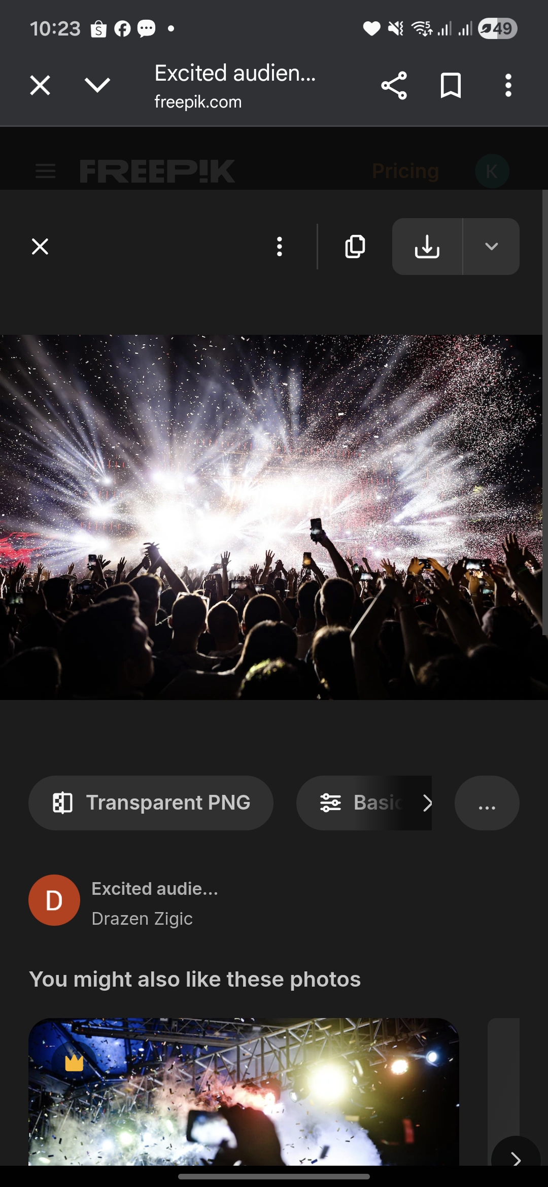 Ilustrasi Menonton Konser