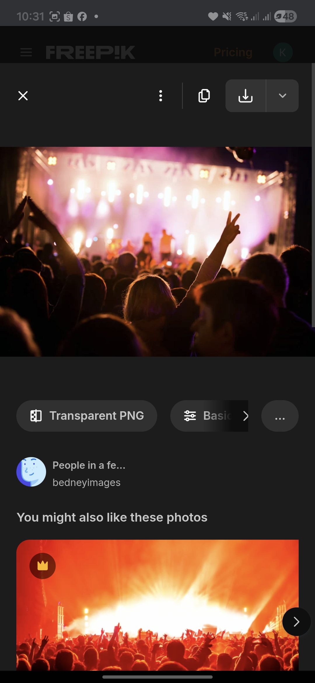 Ilustrasi Menonton Konser