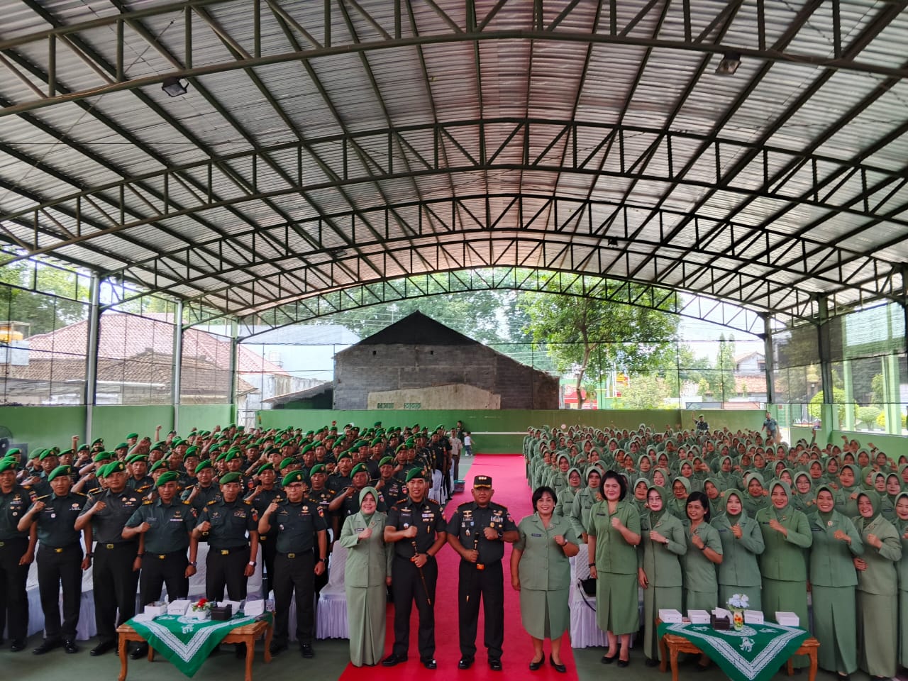 KUNKER: Danrem 073/Makutarama Salatiga saat kunker ke Kodim 0717/Grobogan.