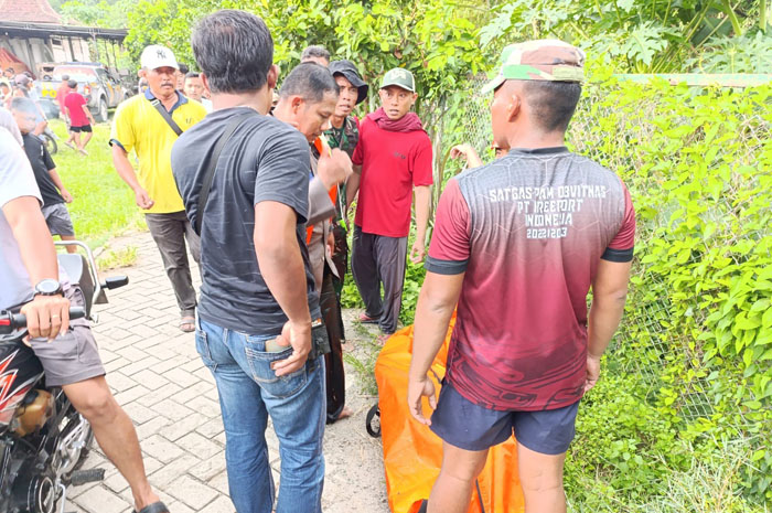 TEWAS TENGGELAM: Seorang santri ditemukan dalam kondisi meninggal&nbsp;saat bermain di Sungai Wulung, Desa Ketuwan, Kecamatan Kedungtuban.