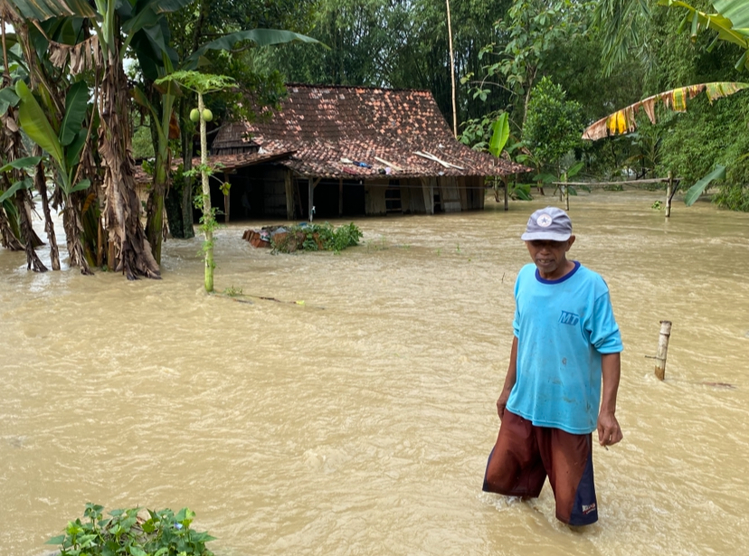 BENCANA: Banjir yang terjadi pasca hujan berhari-hari di Kabupaten Blora dan kecamatan terdampak di Kecamatan Kunduran dan Ngawen pertengahan tahun lalu.