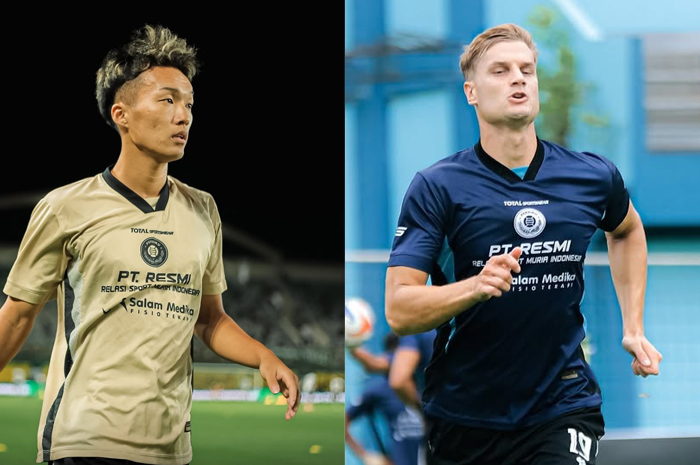 PERFORMA KURANG MAKSIMAL: Bek Persiku asal Siberia Ivan Maric dan gelandang serang asal Jepang Noriki Akada mendapat evaluasi dari tim pelatih.