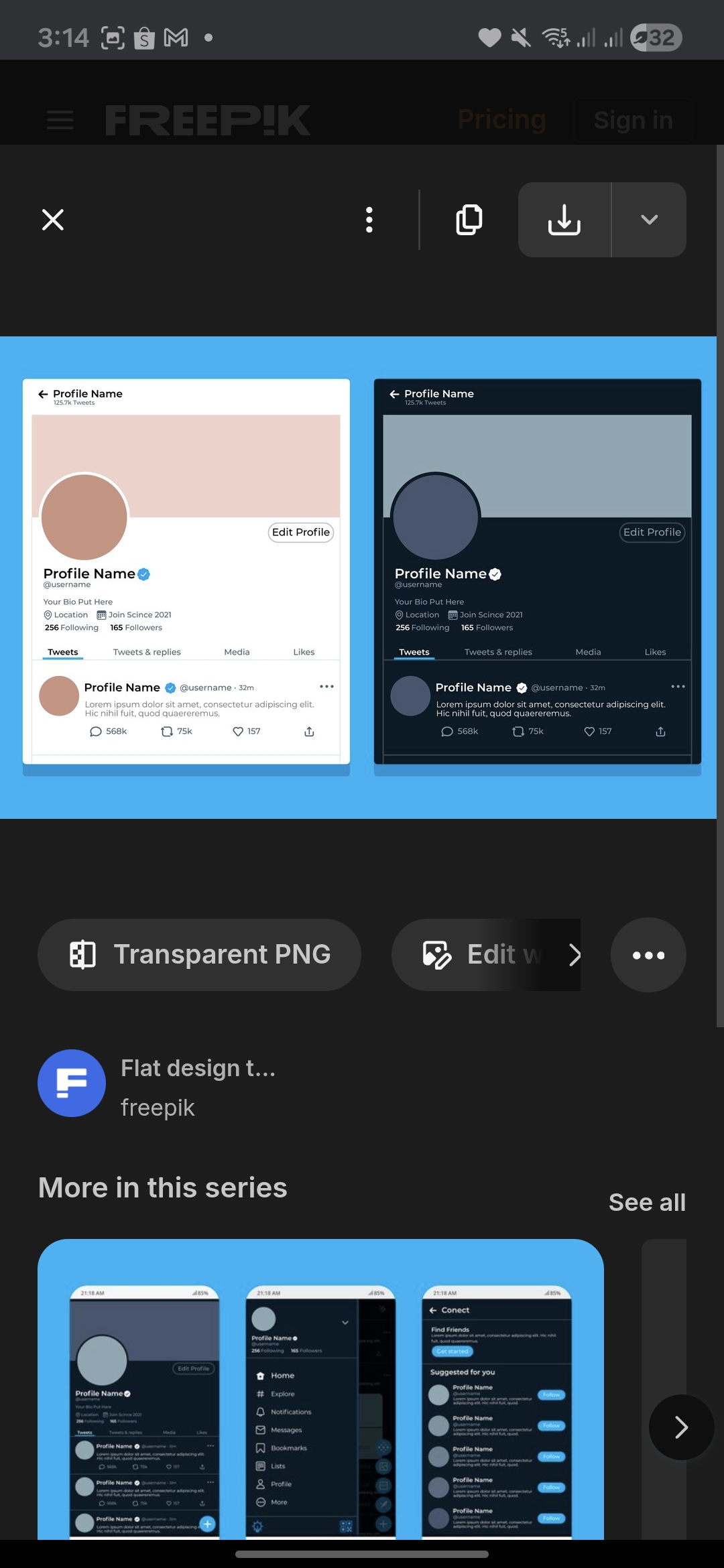 Ilustrasi Akun Twitter