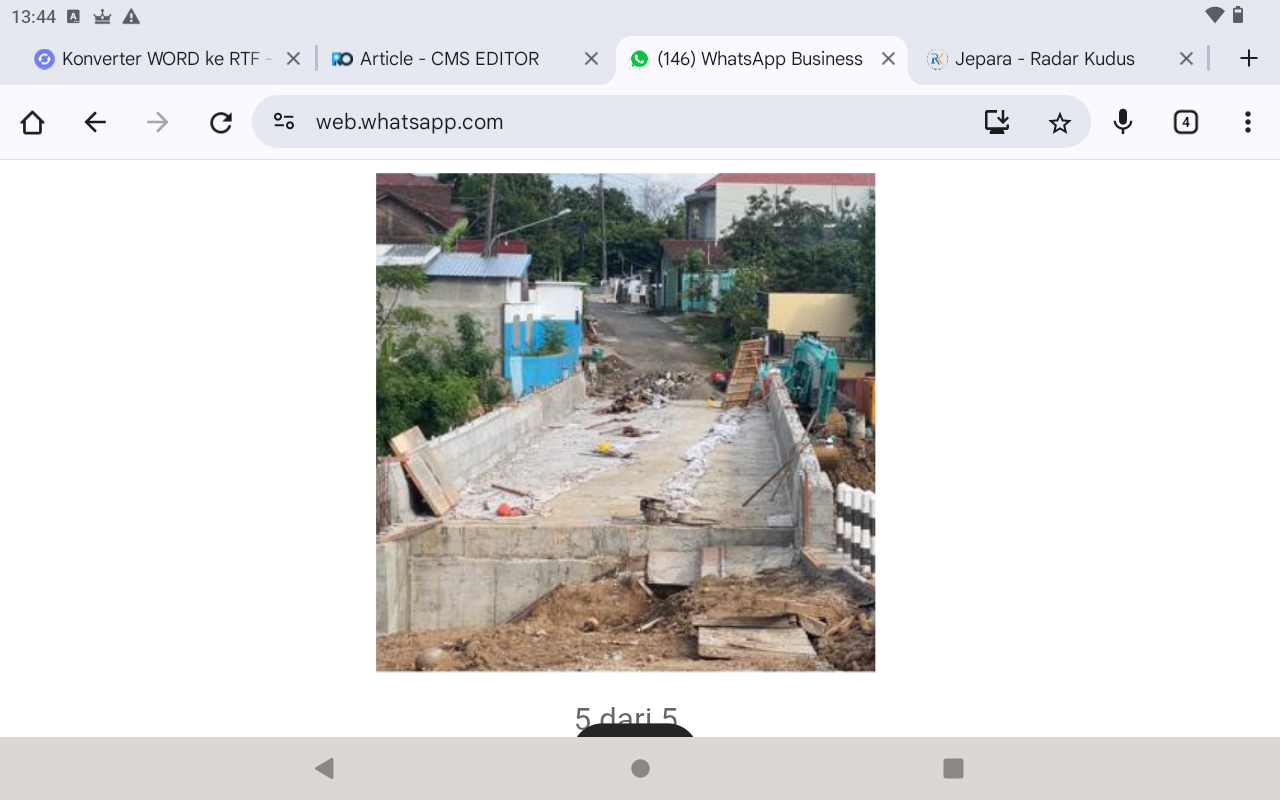 AKSES: Penampakan Jembatan Banyuputih yang hampir rampung pengerjaannya.