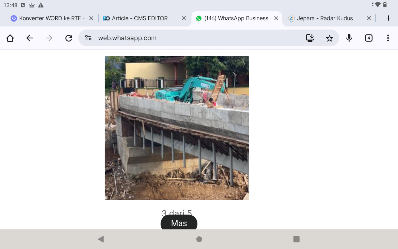 KOKOH: Jembatan Banyuputih-Pendosawalan telah bersolek, menjadi penyambung kases ekonomi warga.