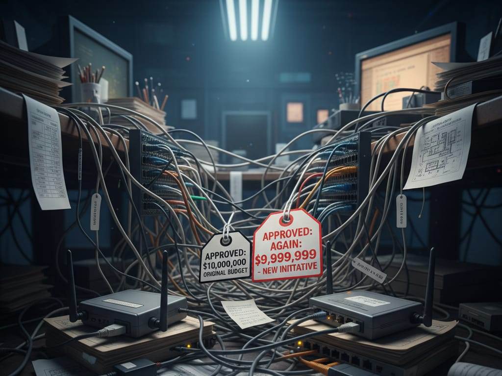 JARINGAN RUET: Dugaan anggaran ganda untuk program internet menjadi sorotan publik.