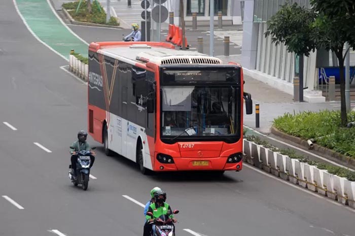 Ilustrasi TransJakarta.