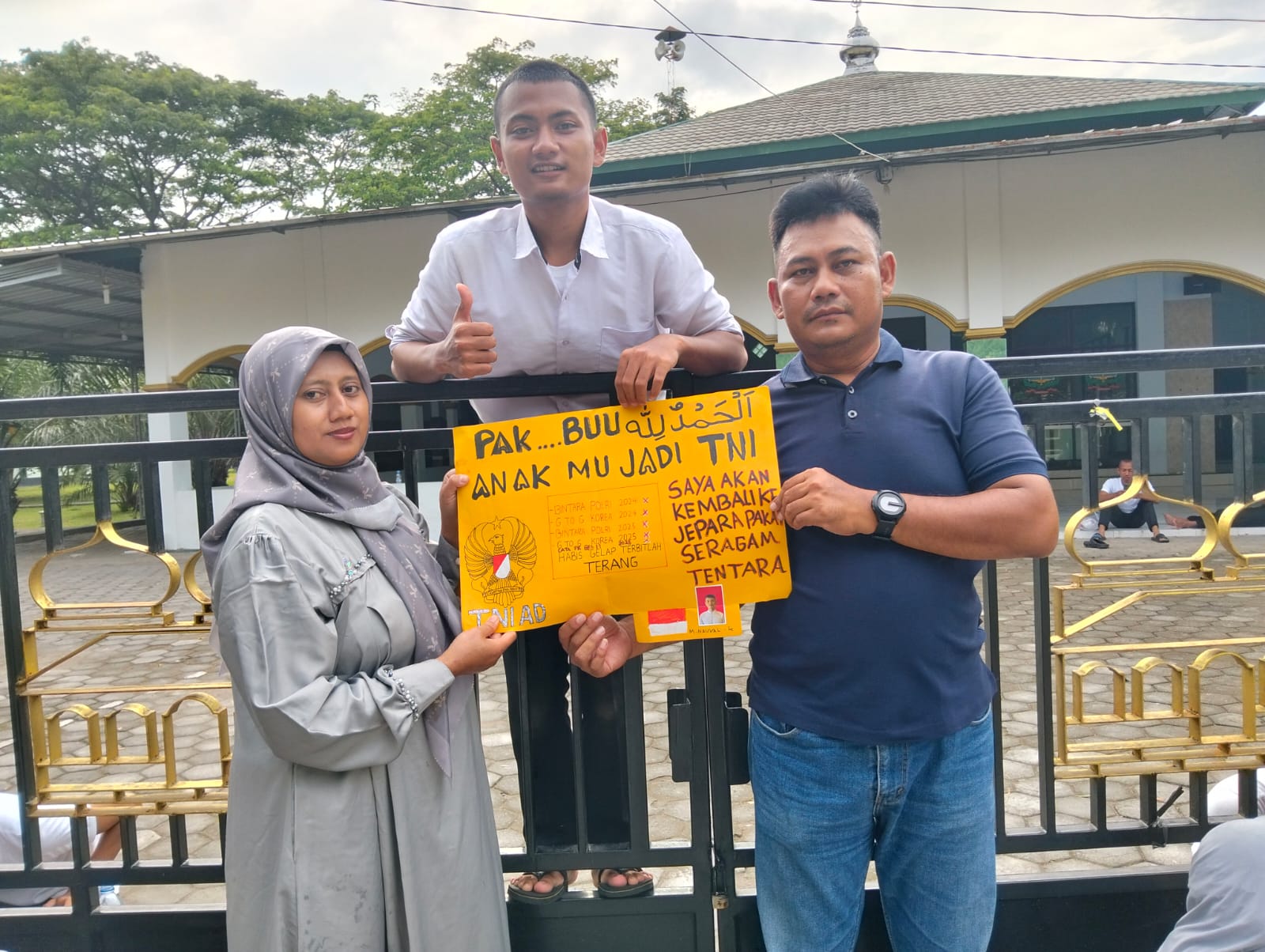 SUMRINGAH: Peserta Serani program berhasil lolos seleksi Tamtama.