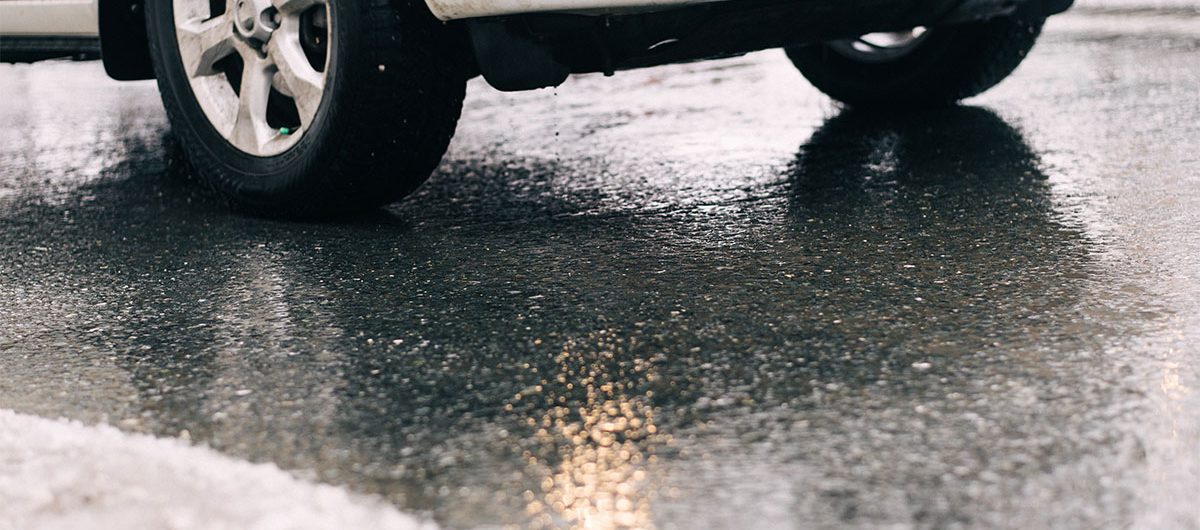 Ilustrasi Aquaplaning