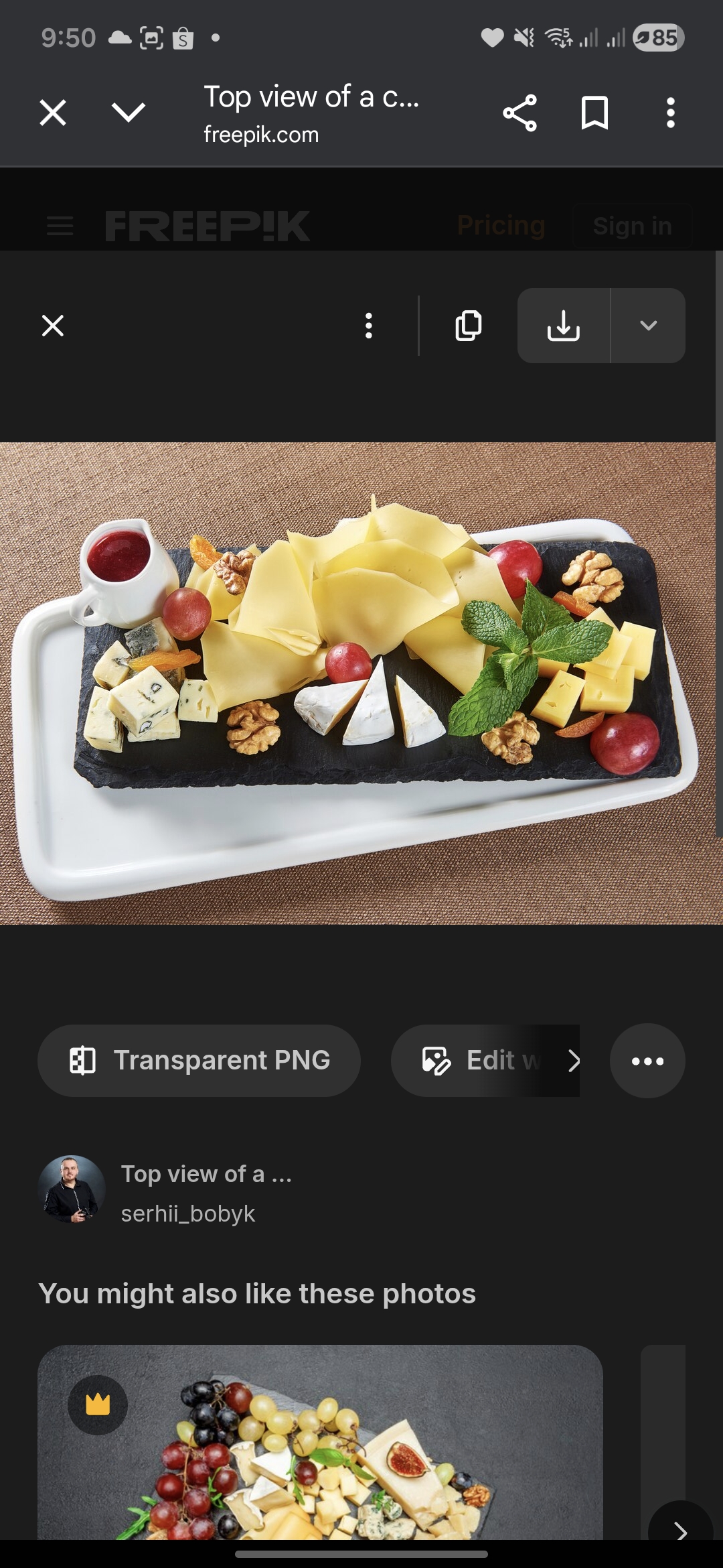 Ilustrasi Cheese Platter