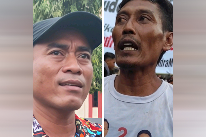 Wajah Botok (kiro) dan Teguh (kanan)