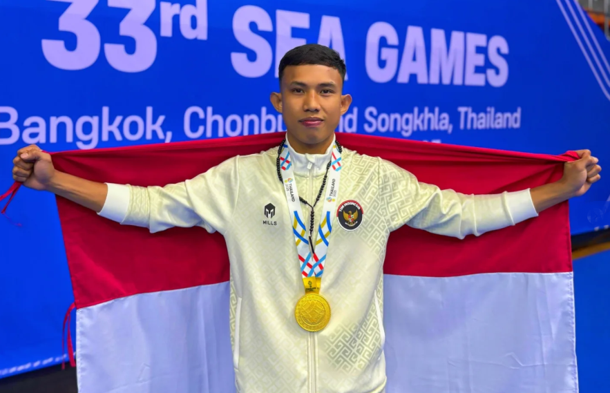 Satu Emas, Riyan Jefri jadi Satu Cerita Besar dari Ring Kickboxing SEA Games